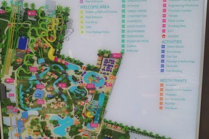 Waterbom Park in Kuta Bali Map - Rides, Ticket Entry Prices & Discounts